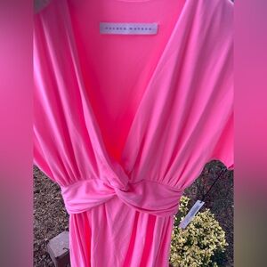 Susana Monaco Neon Pink Dress sze small